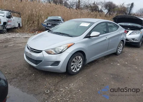 2012 Hyundai Elantra Gls from USA, damaged, VIN 5NPDH4AE1CH096157